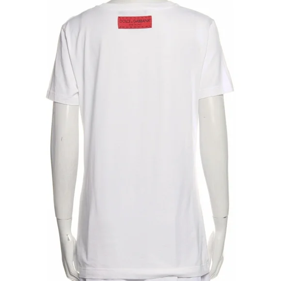 Dolce & Gabbana Floral Cotton T-Shirt - Picture 3 of 3